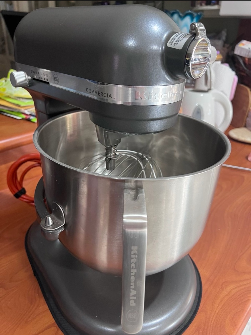 KitchenAid Commercial Stand Mixer - Gunmetal Gray with Stainless Bowl